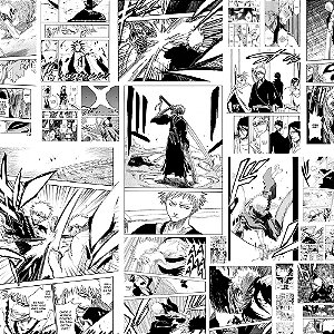 PAPEL DE PAREDE ADESIVO - TEEN - MANGÁ  -  0,48X3,00