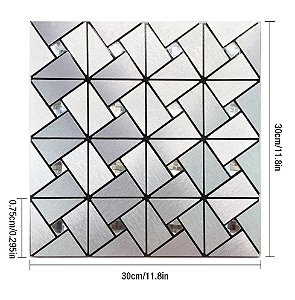 Pastilha Decorativa Autoadesivo 30 Cm X 30 Cm Decoração