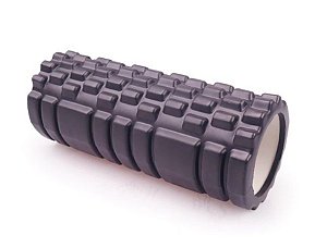 Rolo De Liberação Miofascial Massagem Fisioterapia Pilates Preto
