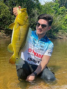 Camiseta de pesca - La maglia - Nelson Nakamura- Proteção UV 50