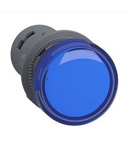 SINALIZADOR 22MM PLÁSTICO MONOBLOCO 220 VCA AZUL