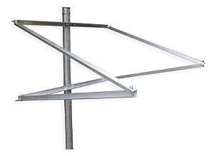 Kit Painel Solar + Suporte Para Painel Solar 80w