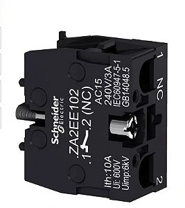 BLOCO DE CONTATO AUXILIAR 1NF PARA BOTÃO XA2 ZA2EE102 - SCHNEIDER ELECTRIC