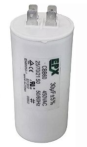 CAPACITOR 30UF 450V ALUMÍNIO