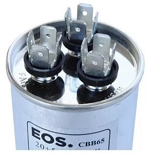 CAPACITOR DUPLO 20+5UF 380V