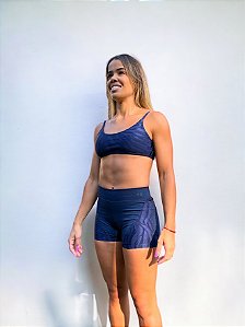 Top Grace Texturizado Marinho - sem troca