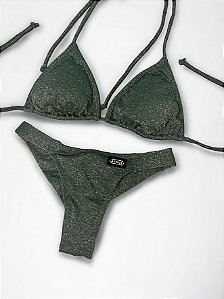 Biquini Lurex Shine Militar