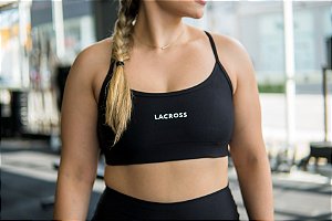 Top Fran Canelado Bright Black