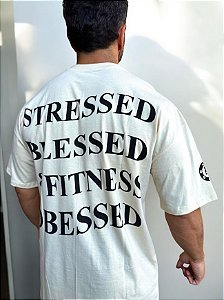 Camiseta Oversized Unissex Blessed