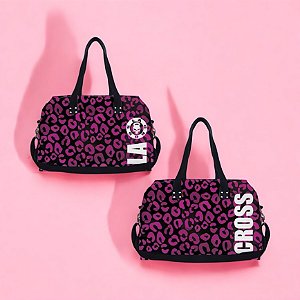 Mala estampada Onça Pink