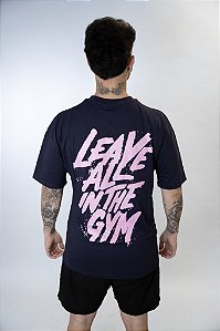 Camiseta Oversized Unissex Gym Marinho