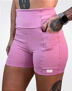 Shorts Race Basic Bolsos Rosê