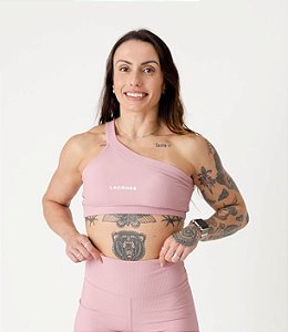 Top Canelado Ombro Só Love
