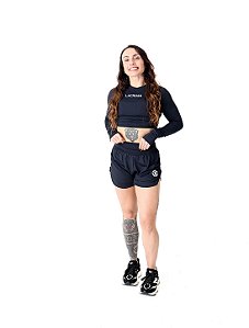 Shorts Vôlei Duplo Basic Preto