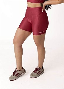 Shorts cós alto Barbara Canelado Cherry