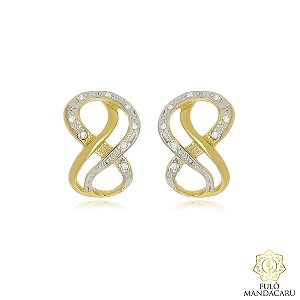 Brincos especiais com pedras de zircônias