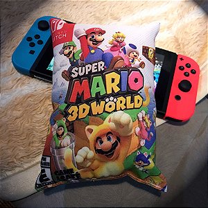 Mini Almofada Super Mario 3D World