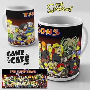 Caneca Simpsons - Naruto