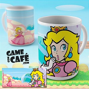 Caneca Princesa Peach - Super Mario