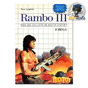 Rambo III - Cartucho Master System