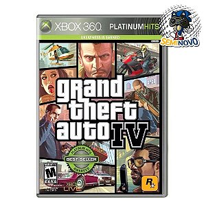 Grand Theft Auto IV - GTA IV - Platinum - Xbox 360