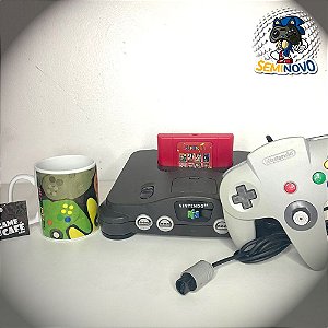 Nintendo 64 (com detalhe) + 300 Jogos em 1