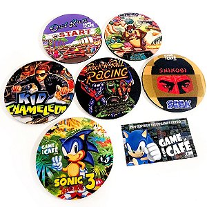 Porta-Copos Jogos Mega Drive