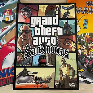 Poster GTA San Andreas - Grand Theft Auto