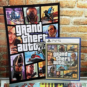Grand Theft Auto V + Poster - GTA V - PS5