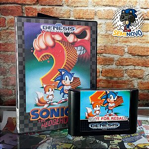 Sonic 2 Original e Completo - Cartucho Mega Drive