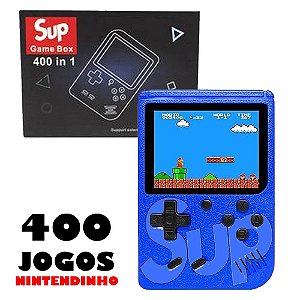 Mini Portátil SUP 400 Jogos - Blue