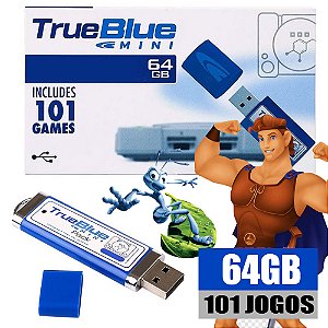 True Blue Pendrive 101 Jogos Disney Etc Playstation Classic