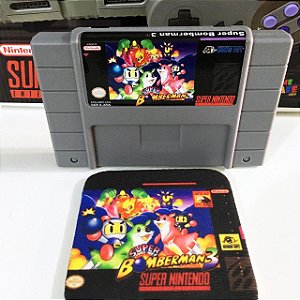 Super Bomberman 3 - Cartucho Super Nintendo