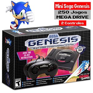 Mini SEGA Genesis 250 Jogos Mega Drive