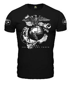 Camiseta Militar Marines Corps Secret Box Team Six