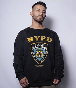 Casaco Básico de Moletom NYPD New York City Police Department