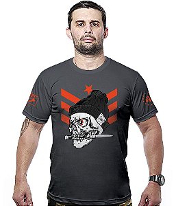 Camiseta Militar Concept Line Team Six Knife Skull Squad