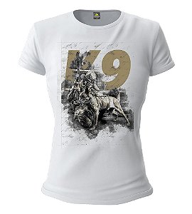Camiseta Baby Look Feminina Squad T6 Instrutor Fritz K9 Concept