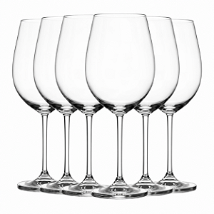 Jogo 6 Taças de Cristal para Vinho Tinto 580ml Bohemia Crystalite Original