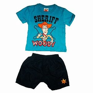 Conj. Camiseta Bermuda Toy Story Azul Marinno