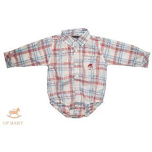 Body em Tecido Xadrex