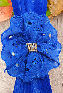 Faixinha Infantil Flor Azul