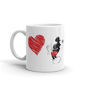 Caneca Mickey e Minie Love