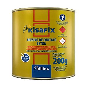 COLA DE CONTATO PREMIUM 200G - KISAFIX