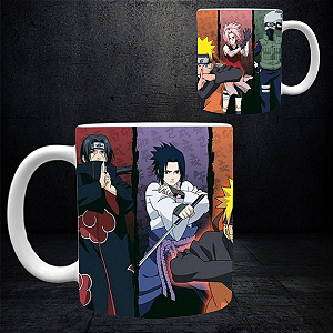 CANECA NARUTO PERSONAGENS