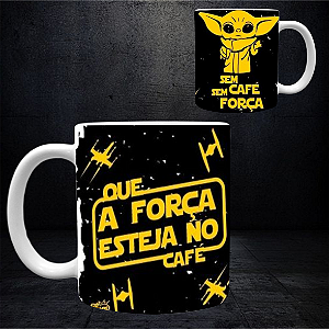 CANECA STAR WARS A FORÇA DO CAFÉ