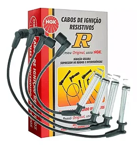 Jogo Cabos Ngk Corsa Celta Cobalt Agile Spin Gm Flex Scg73