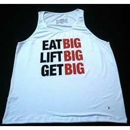 Camiseta Regata Tradicional - Eat Big Lift Big Get Big