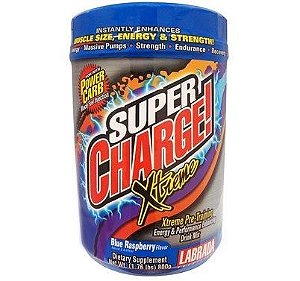 Labrada Super Charge! Xtreme 4.0  Framboesa azul, 800 gramas