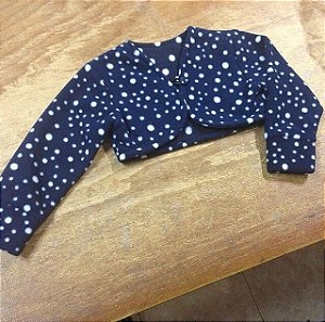 Bolero micro soft p/ 2 a 4 anos